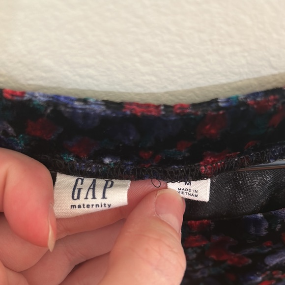 Gap Velvet Ruffle Sleeve Blouse - Picture 5 of 6